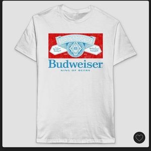 Men's Budweiser Short Sleeve Graphic T-Shirt
- White S